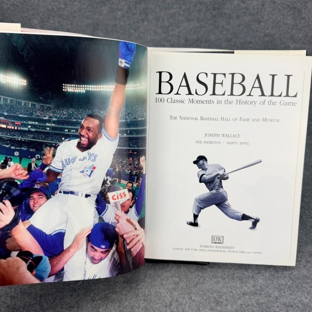 Baseball 100 Classic Moments History of the Game HC 2000 DK Hall of Fame Book - Picture 8 of 12